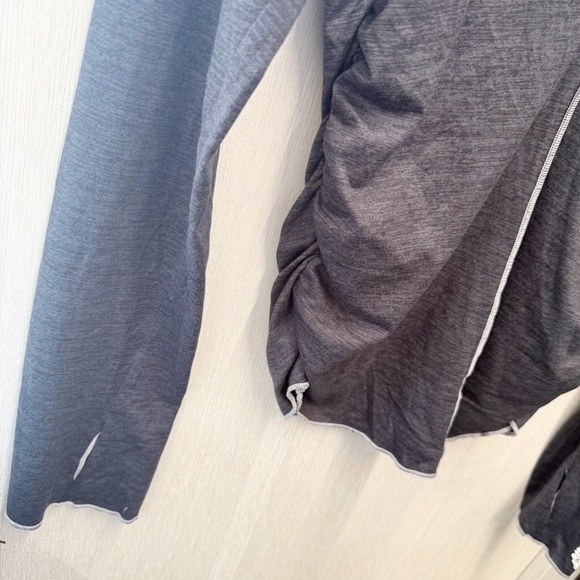 NWT Free People FP Movement Gray Right On Run Long Sleeve Top, Size Large - Picture 5 of 11